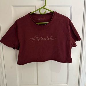 Alphalete cropped T
